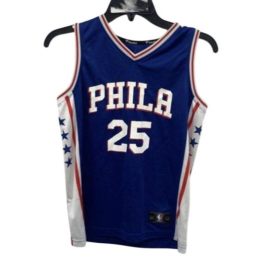 Philadelphia 76ers Ben Simmons #25 Fanatics NBA Jersey Blue Size Youth M