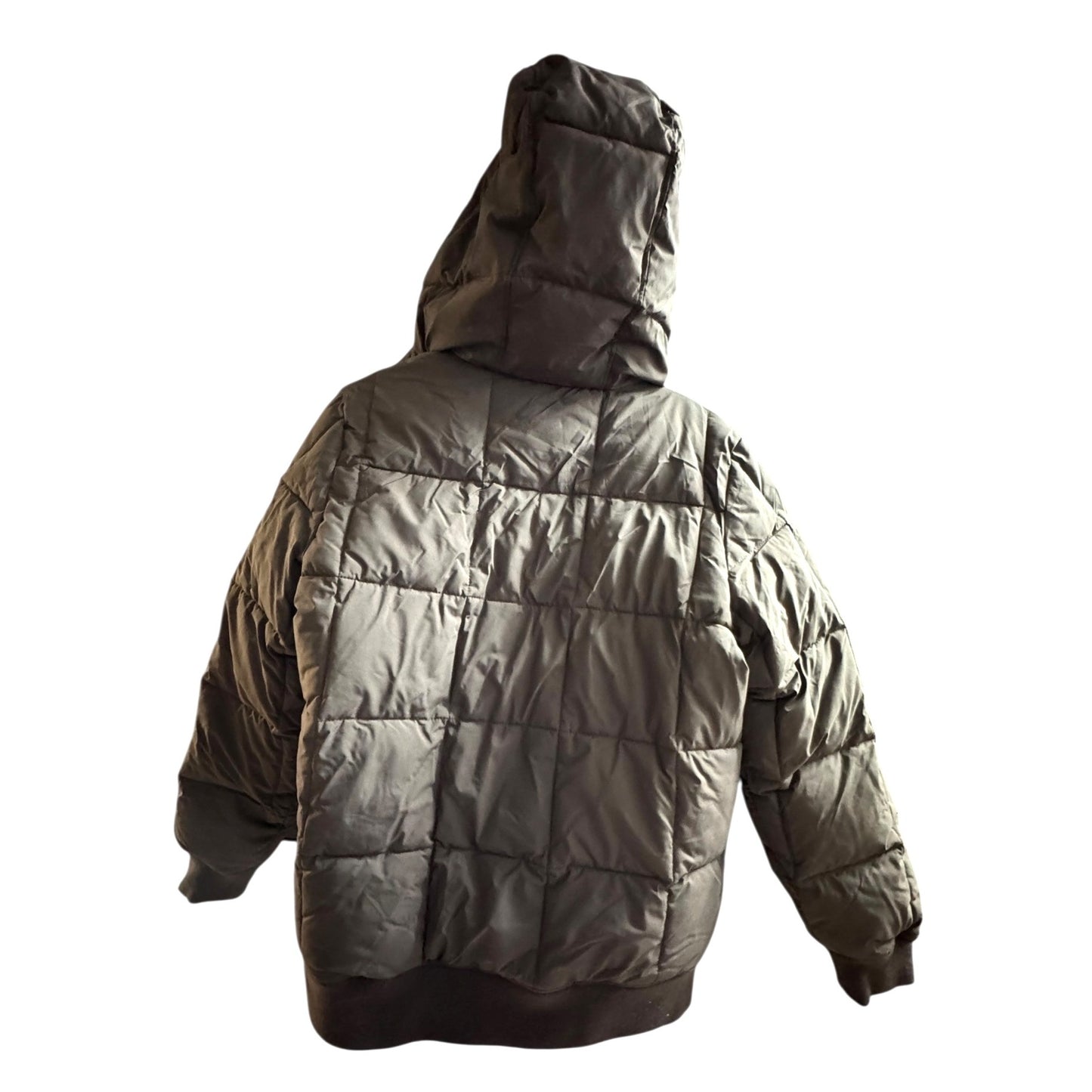 Abercrombie Kids Brown Jacket Size 13/14 Sherpa Insulated Puffer Jacket