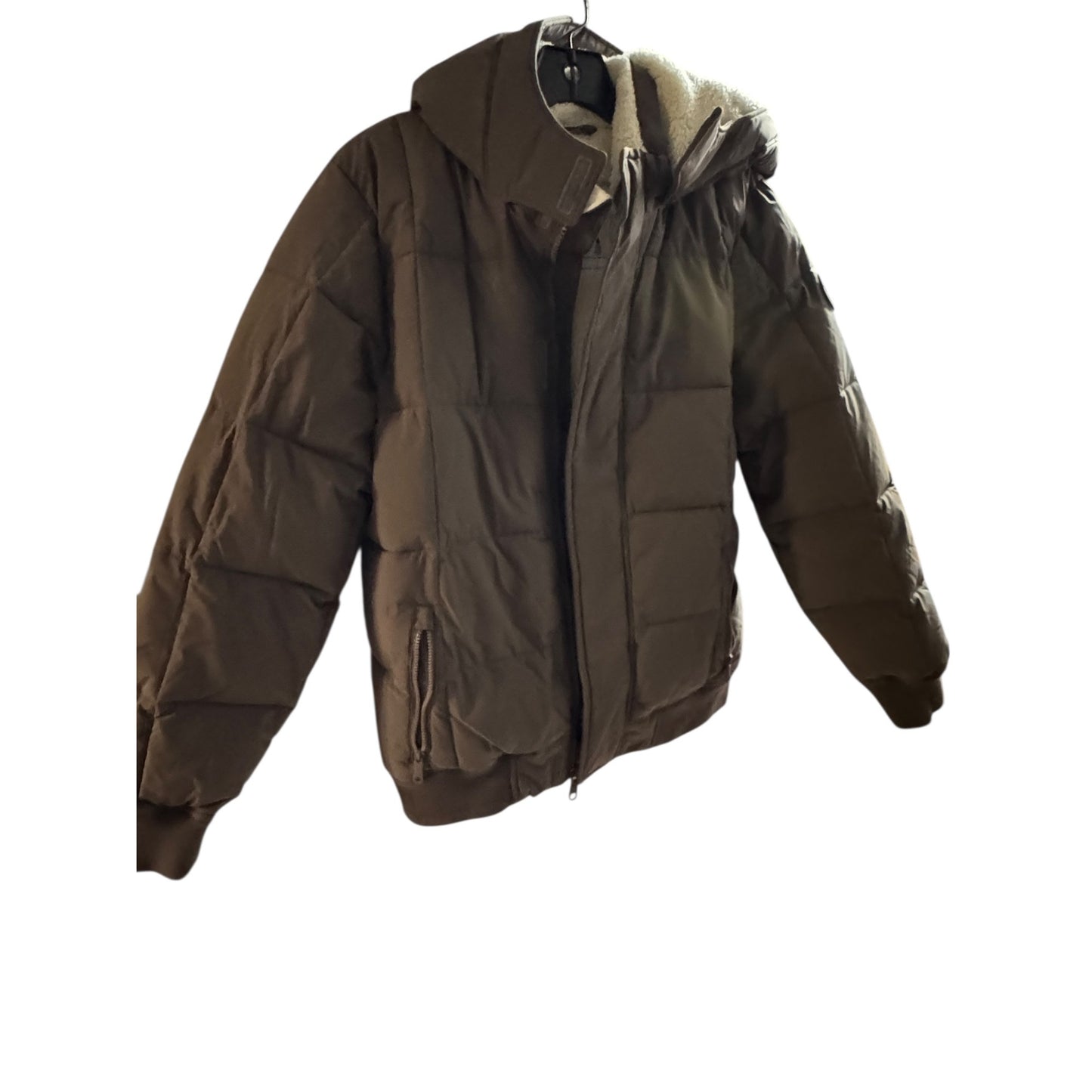 Abercrombie Kids Brown Jacket Size 13/14 Sherpa Insulated Puffer Jacket
