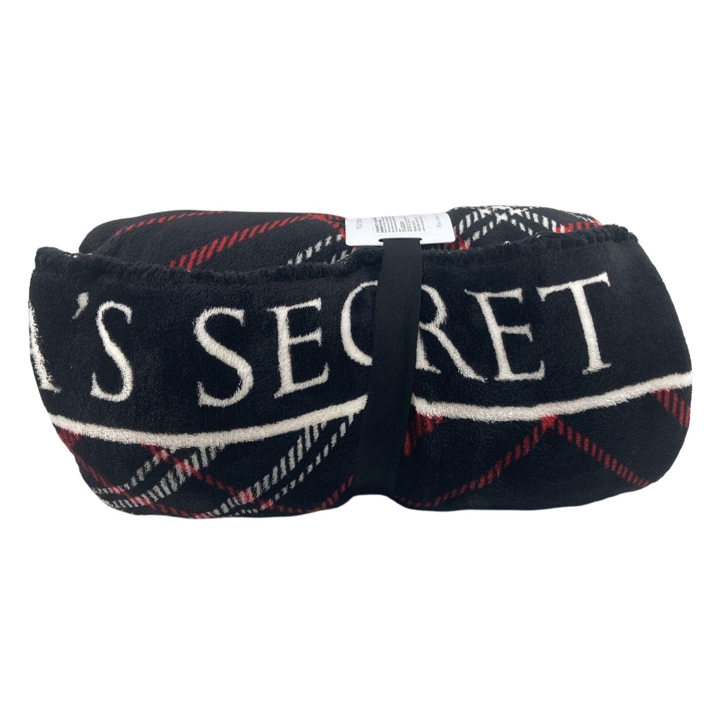 Victoria Secret Red/Black Plaid Cozy Plush Blanket