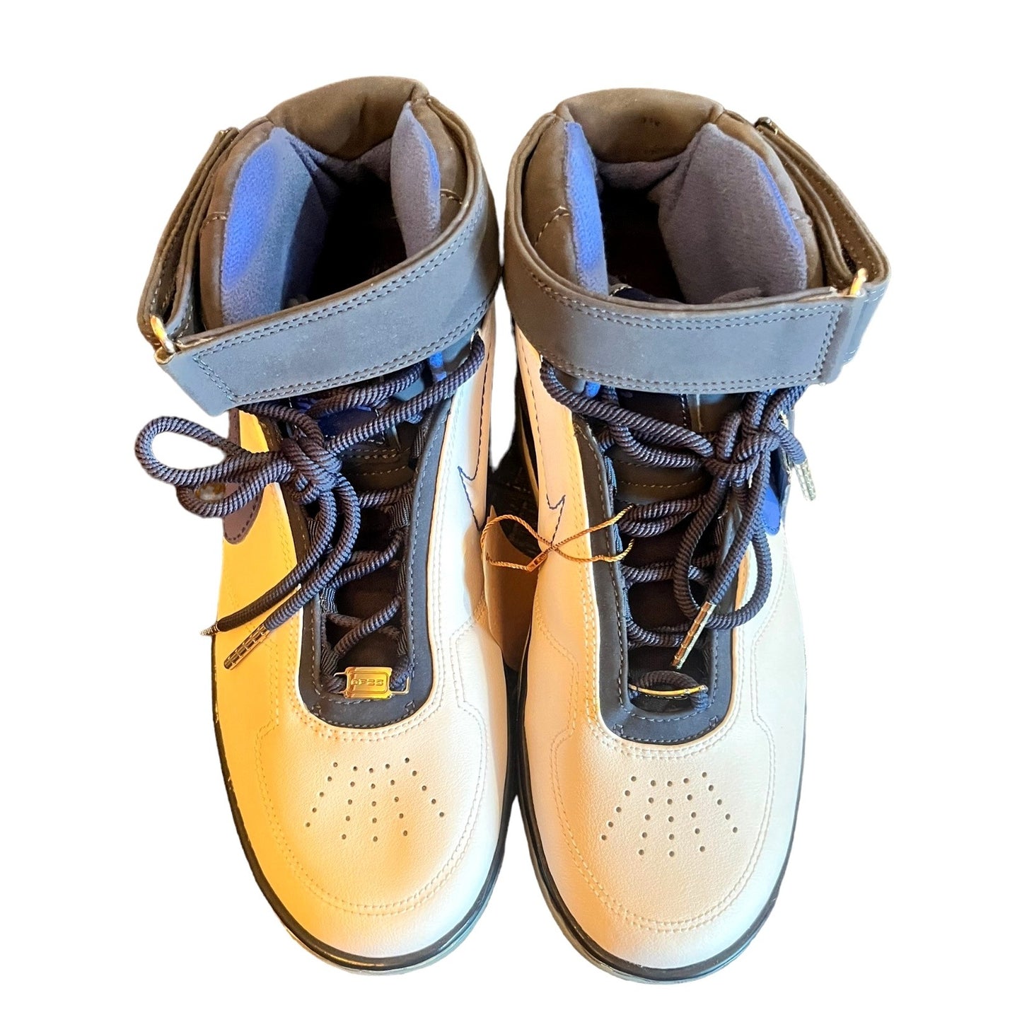 Nike Air Force Boy's 25 Royal White Edition Basketball Shoes Size 7Y NWB