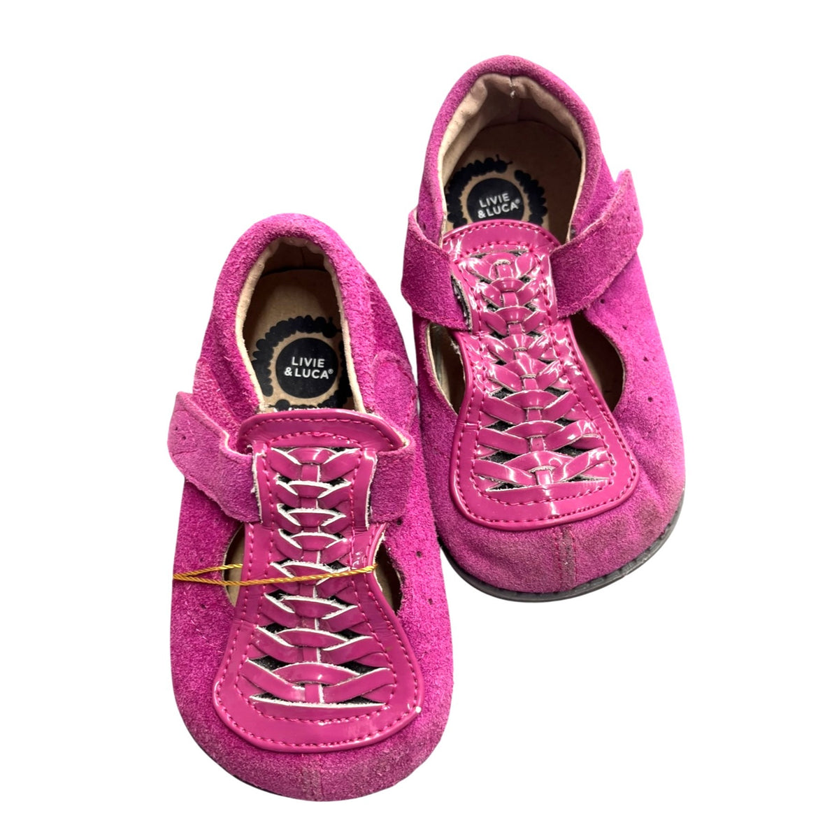 Livie & Luca Fuchsia "Toi Toi" Toddler Shoes Sz 5