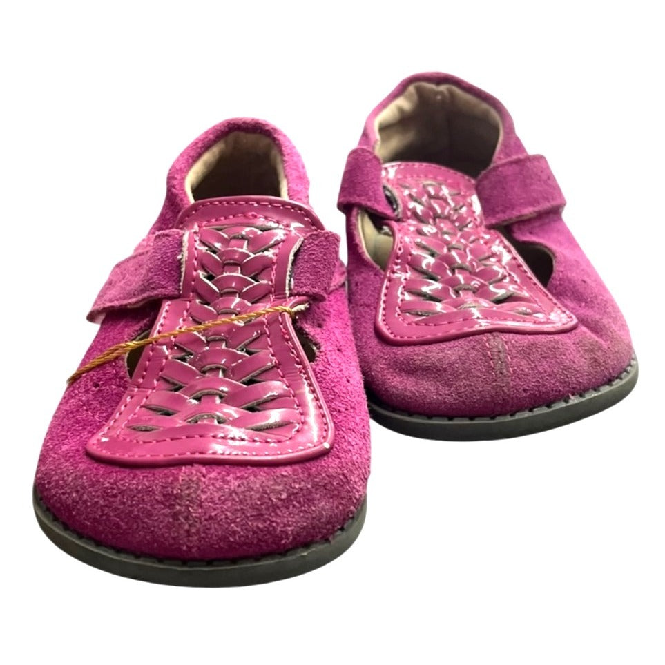 Livie & Luca Fuchsia "Toi Toi" Toddler Shoes Sz 5