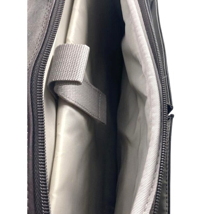 Protocol Dark Brown Genuine Leather Messenger Bag