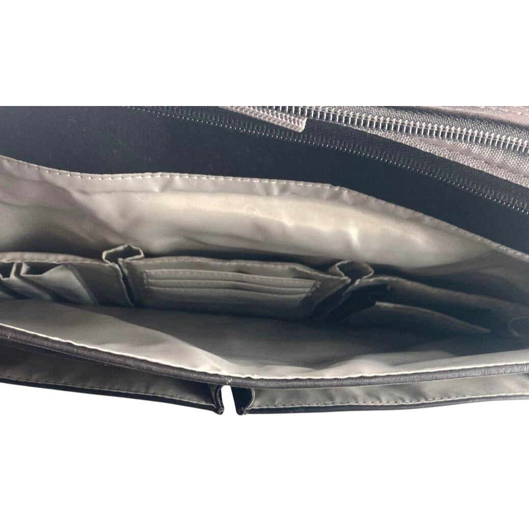 Protocol Dark Brown Genuine Leather Messenger Bag