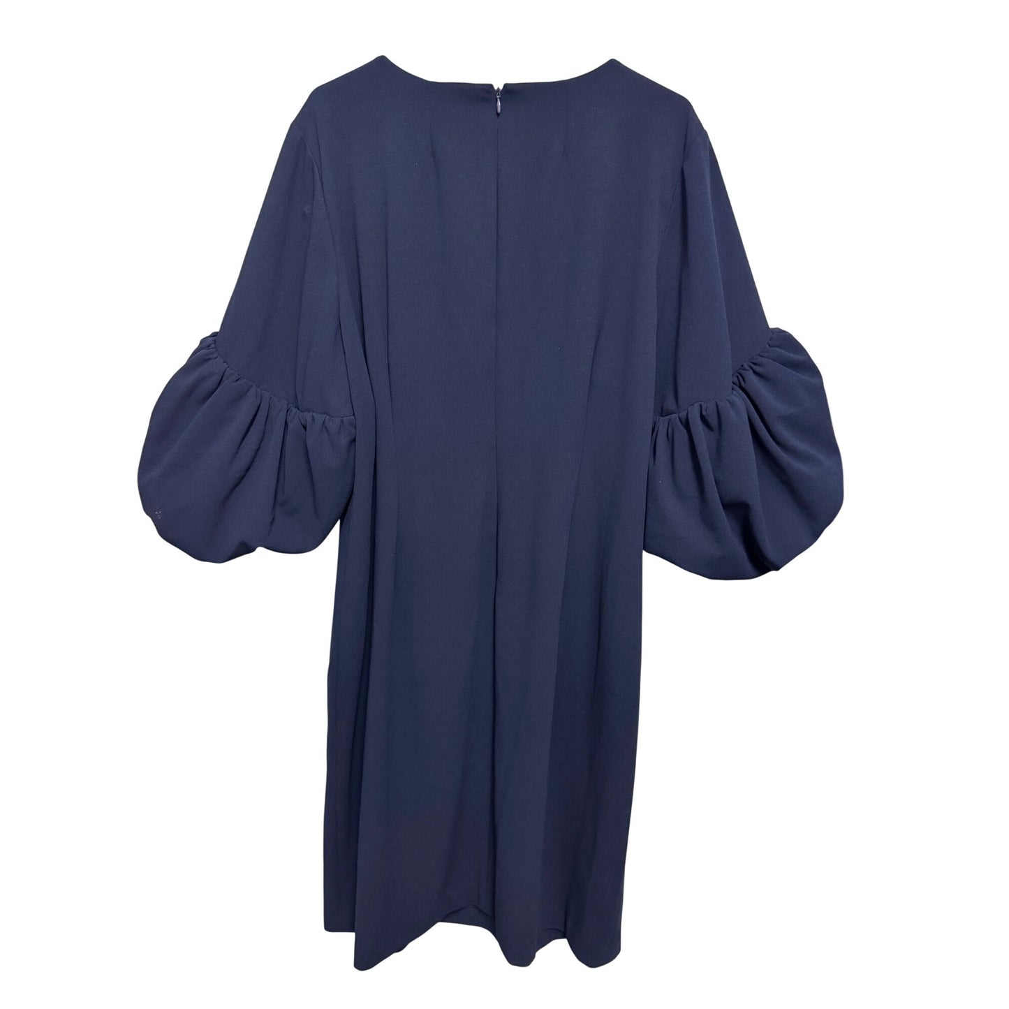 Women's Calvin Klein Navy Puff-Sleeve Sheath Dress 22W