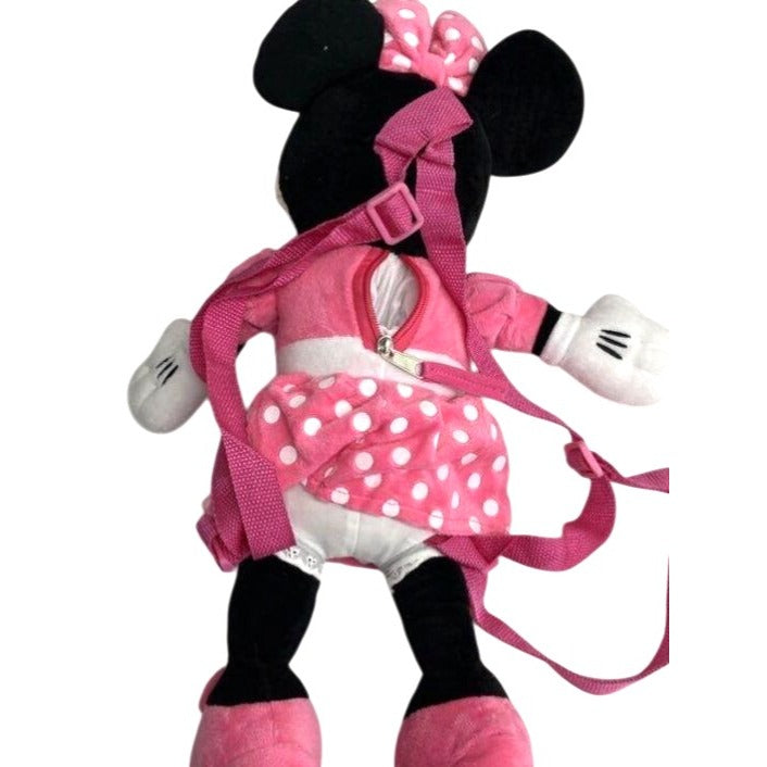 Disney Minnie Mouse Kids Plush Backpack Coin Purse