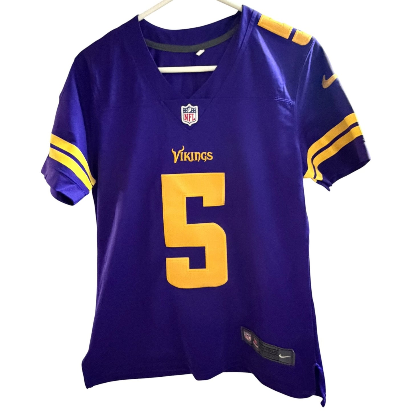 Nike Minnesota Vikings Teddy Bridgewater #5 NFL On Field Jersey Women's M/L