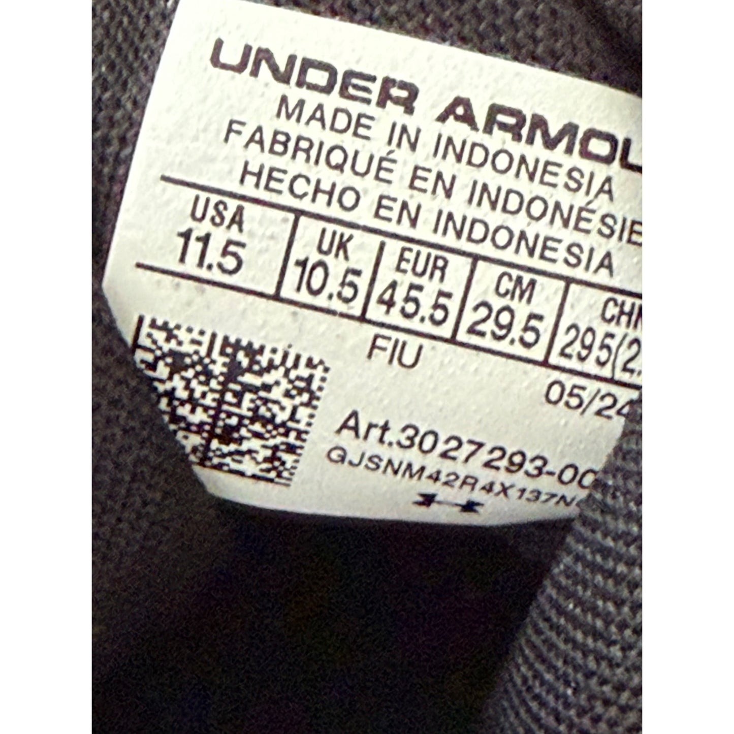 Under Armour Spotlight Franchise RM Football Cleats Black/White Size 11.5 Mens Durable Lightweight Design NWOB
