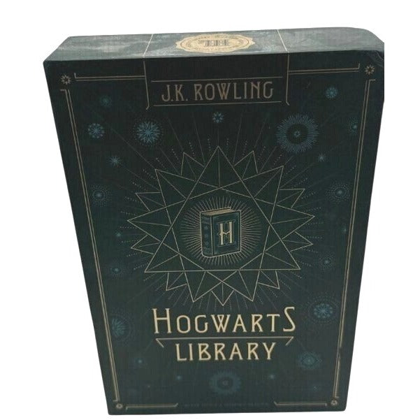Hogwarts Library Box Set By J.K. Rowling Featuring 3 Books: Fantastic Beasts Quidditch Tales Of Beedle The Bard
