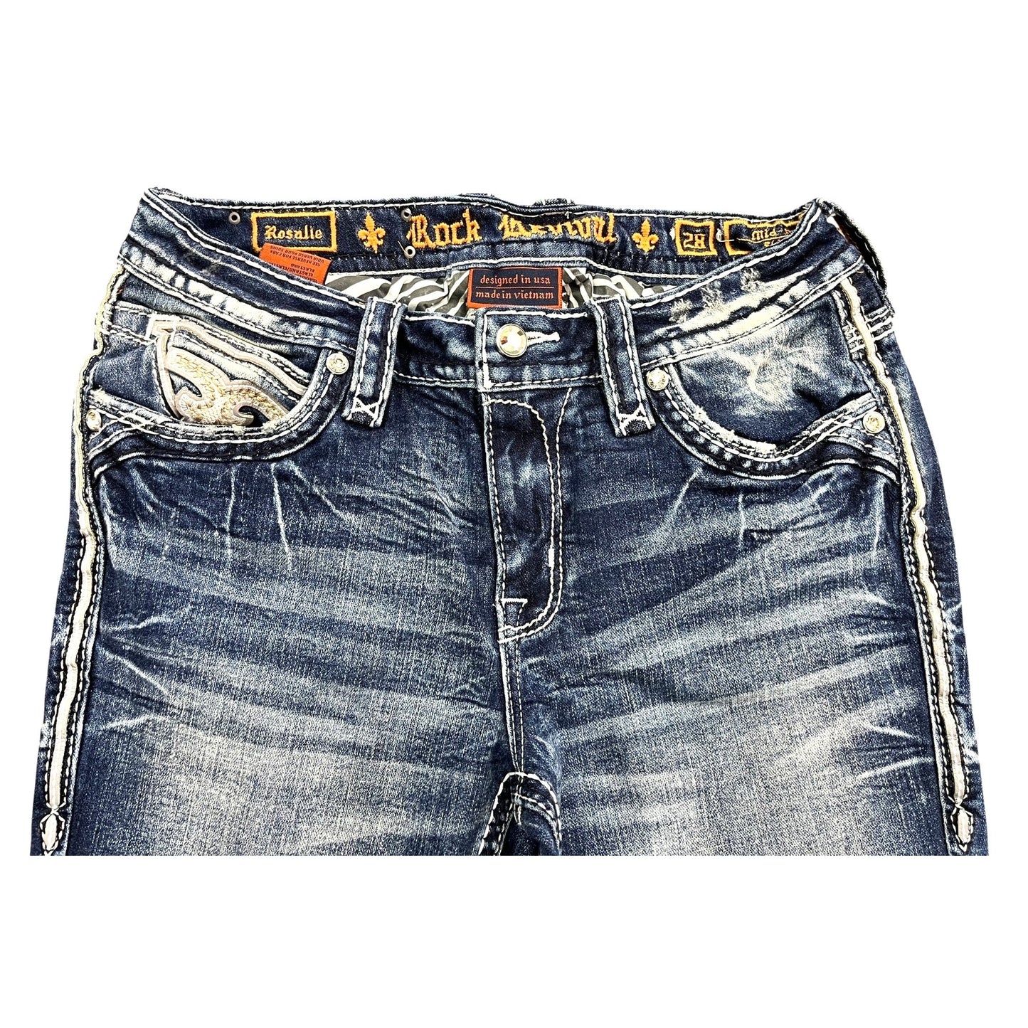 Rock Revival Rosalie Skinny Jeans Women's Size 26