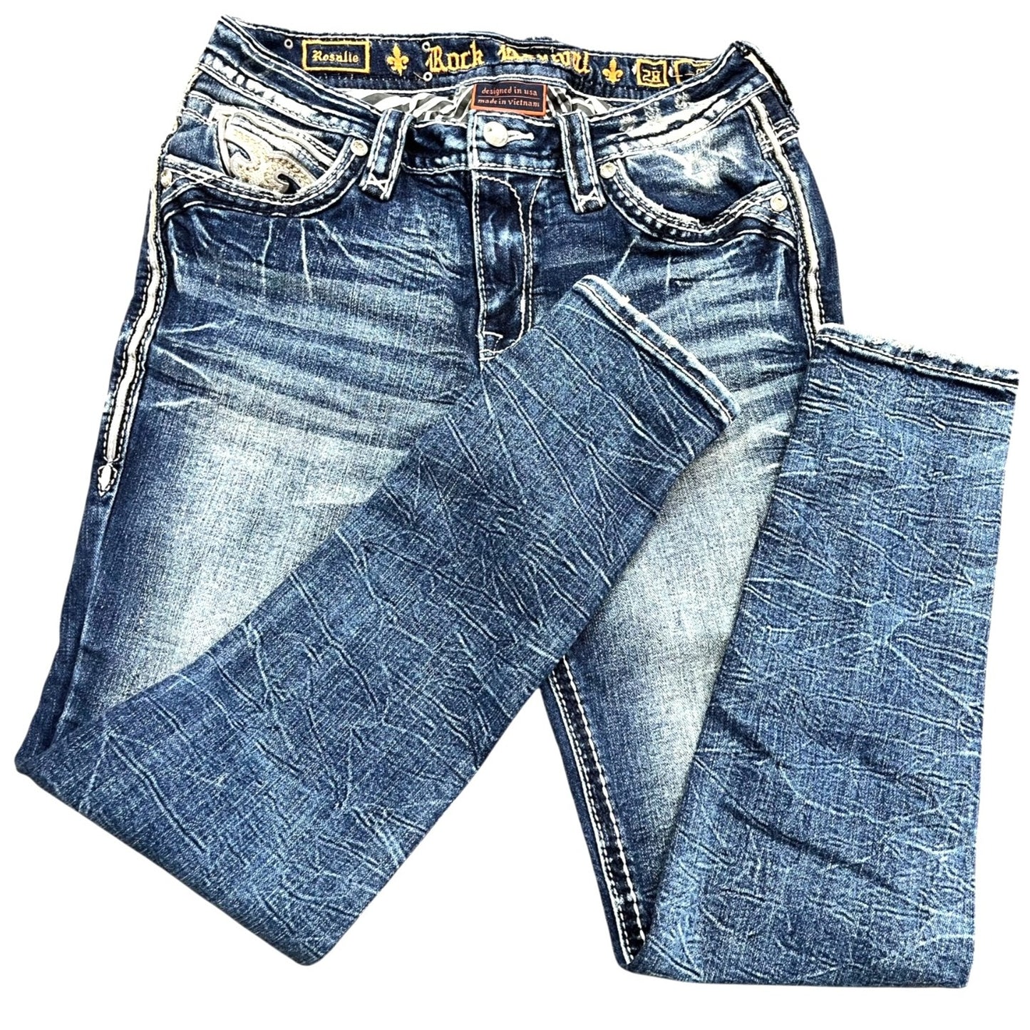 Rock Revival Rosalie Skinny Jeans Women's Size 26
