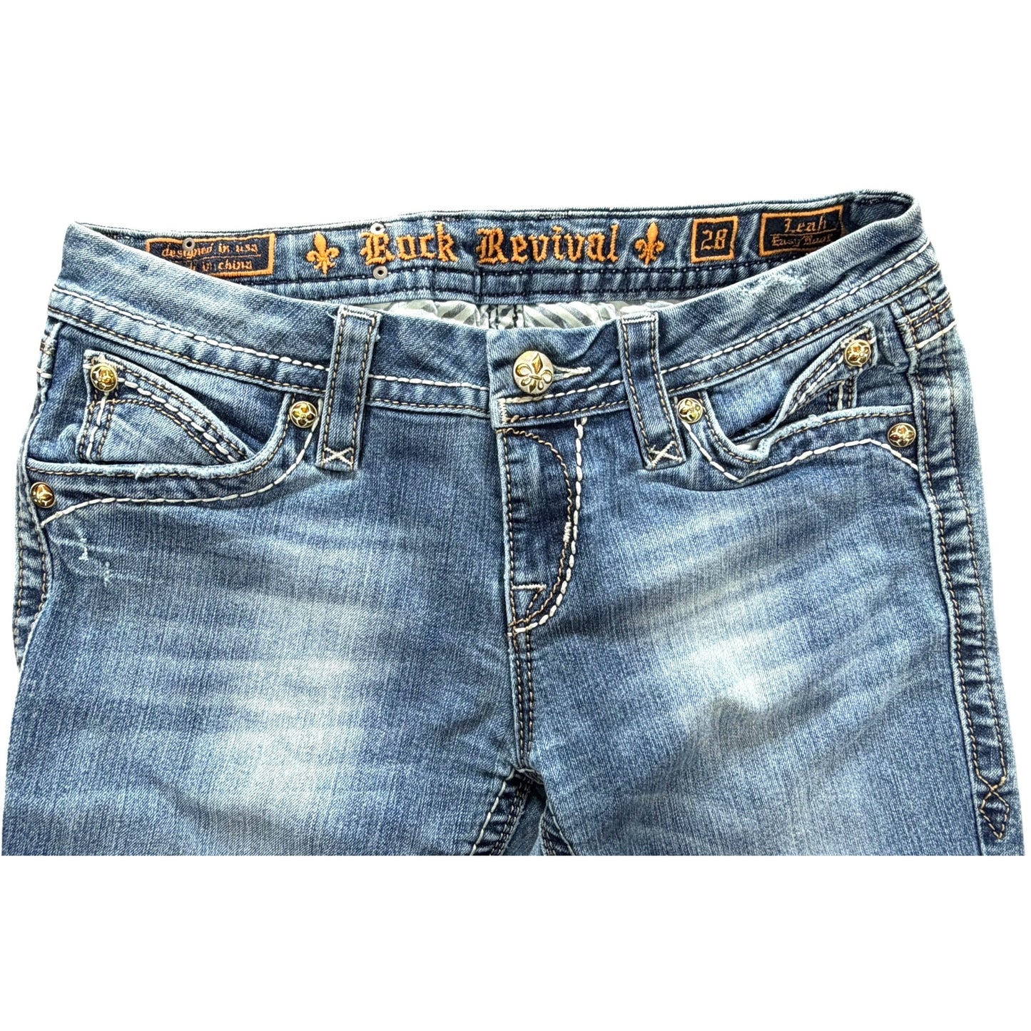 Rock Revival Jenna Boot Cut Women’s Sz 32 Jeans