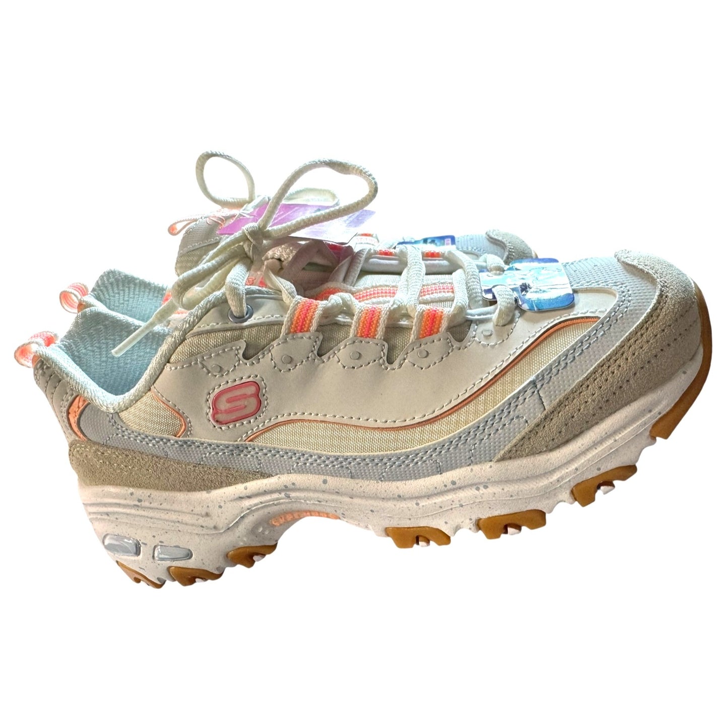 Skechers Women's D'Lites Bold Views Size 6 Memory Foam Athletic Shoes NEW