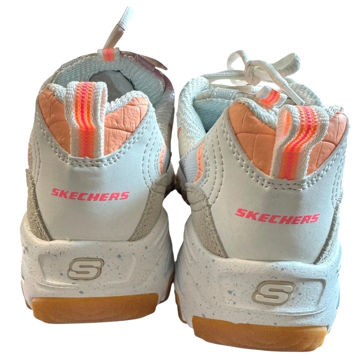 Skechers Women's D'Lites Bold Views Size 6 Memory Foam Athletic Shoes NEW