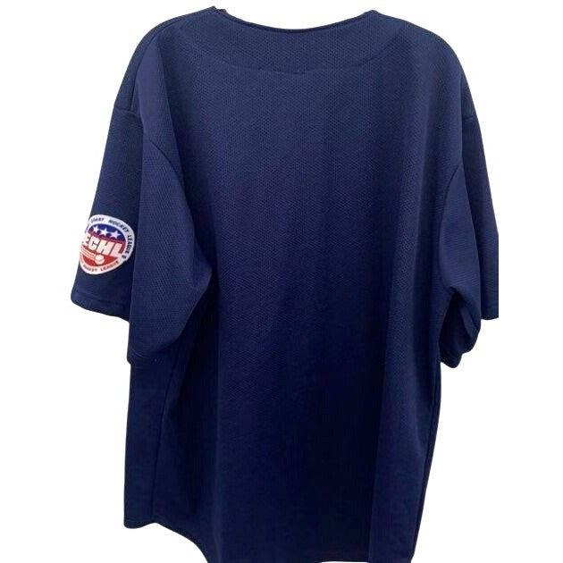 Mississippi Seawolves Hockey OT Sports Blue Button Front XXL Jersey Vintage