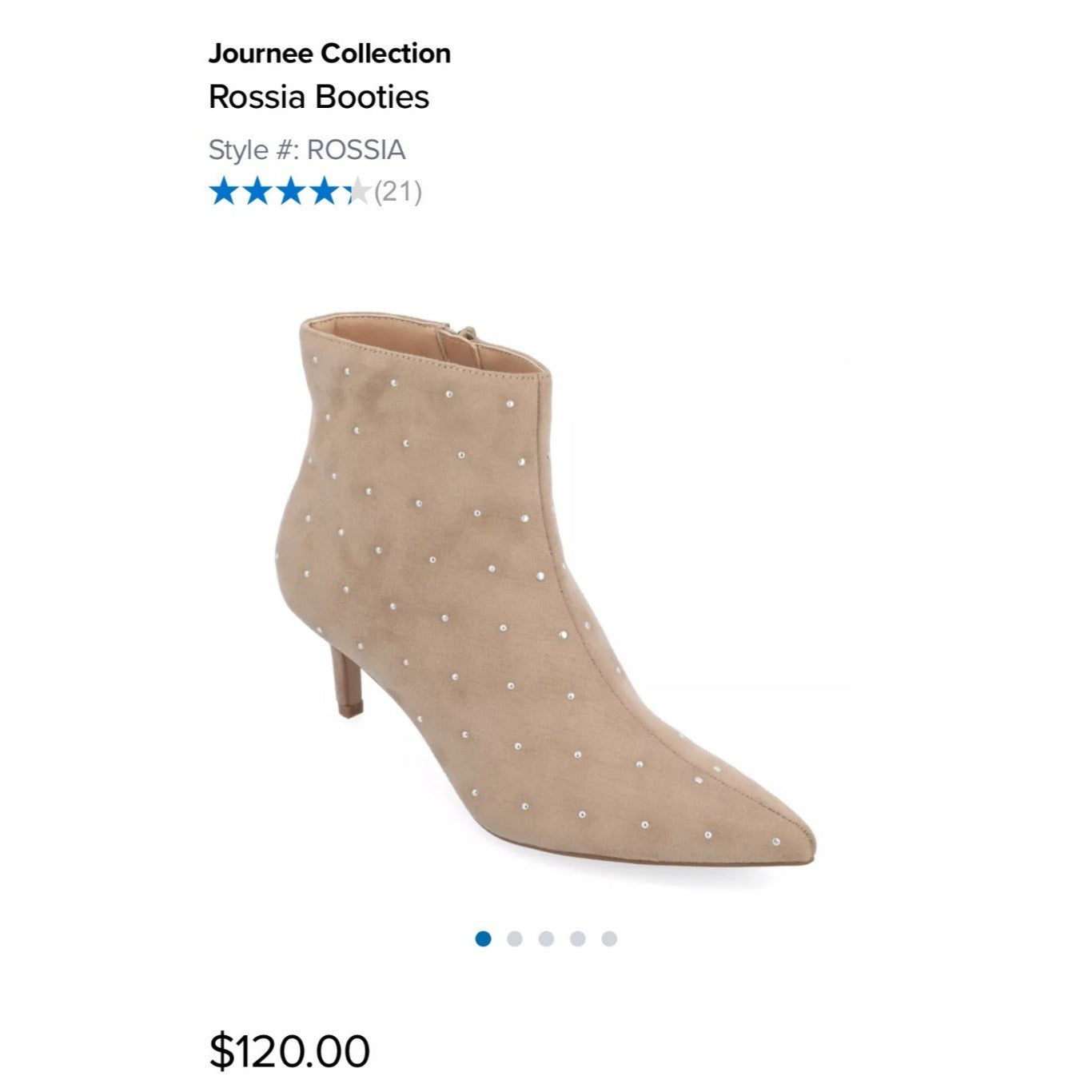 Journee Collection Rossia Booties NWOB