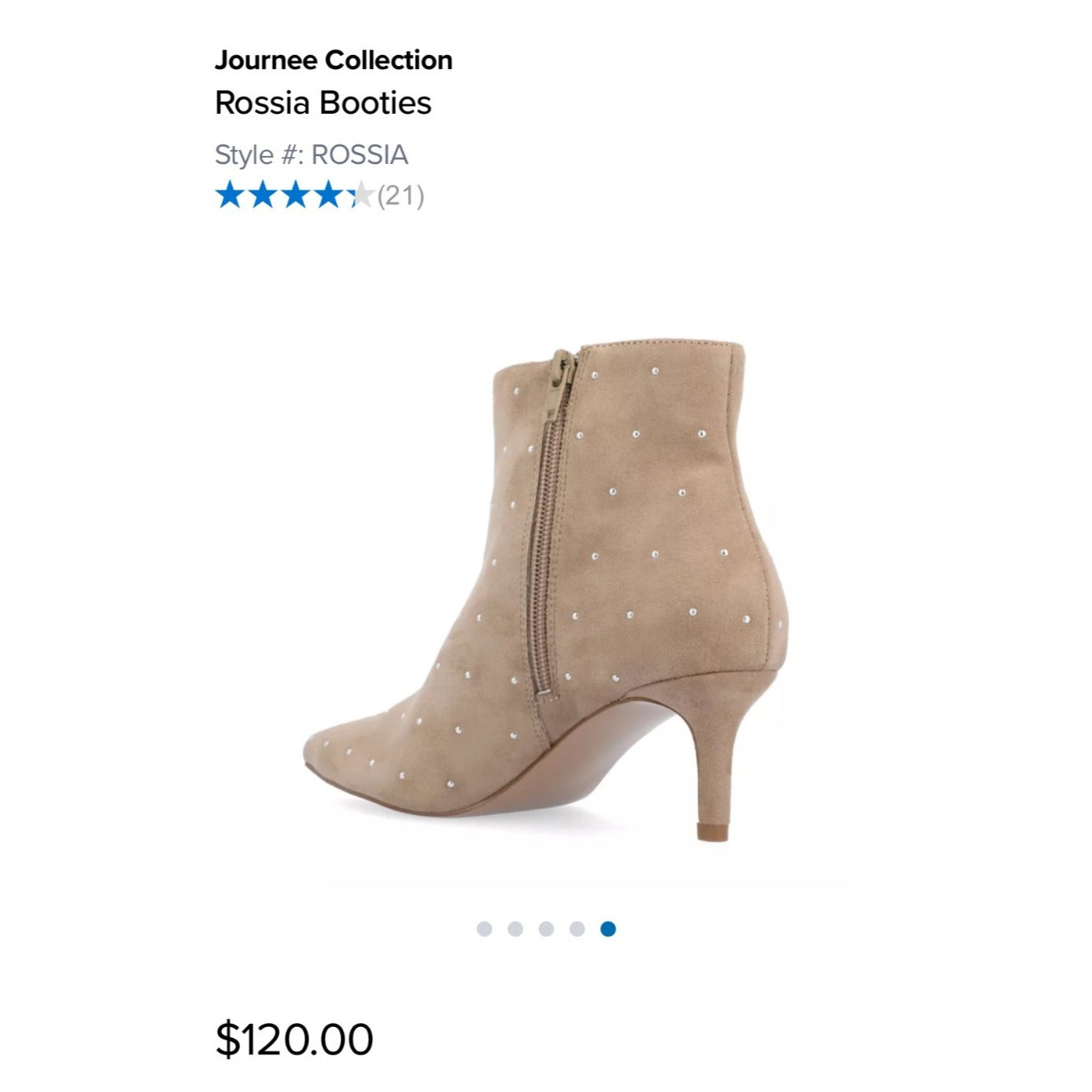 Journee Collection Rossia Booties NWOB