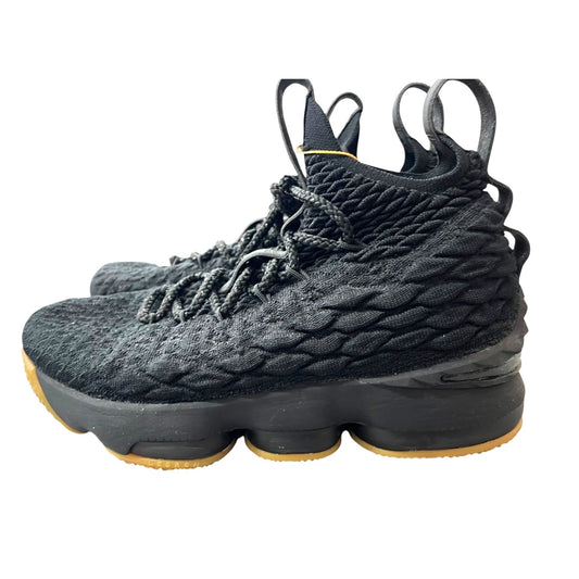 Nike LeBron 15 GS Black Gum Youth Basketball Shoes Sz 5Y