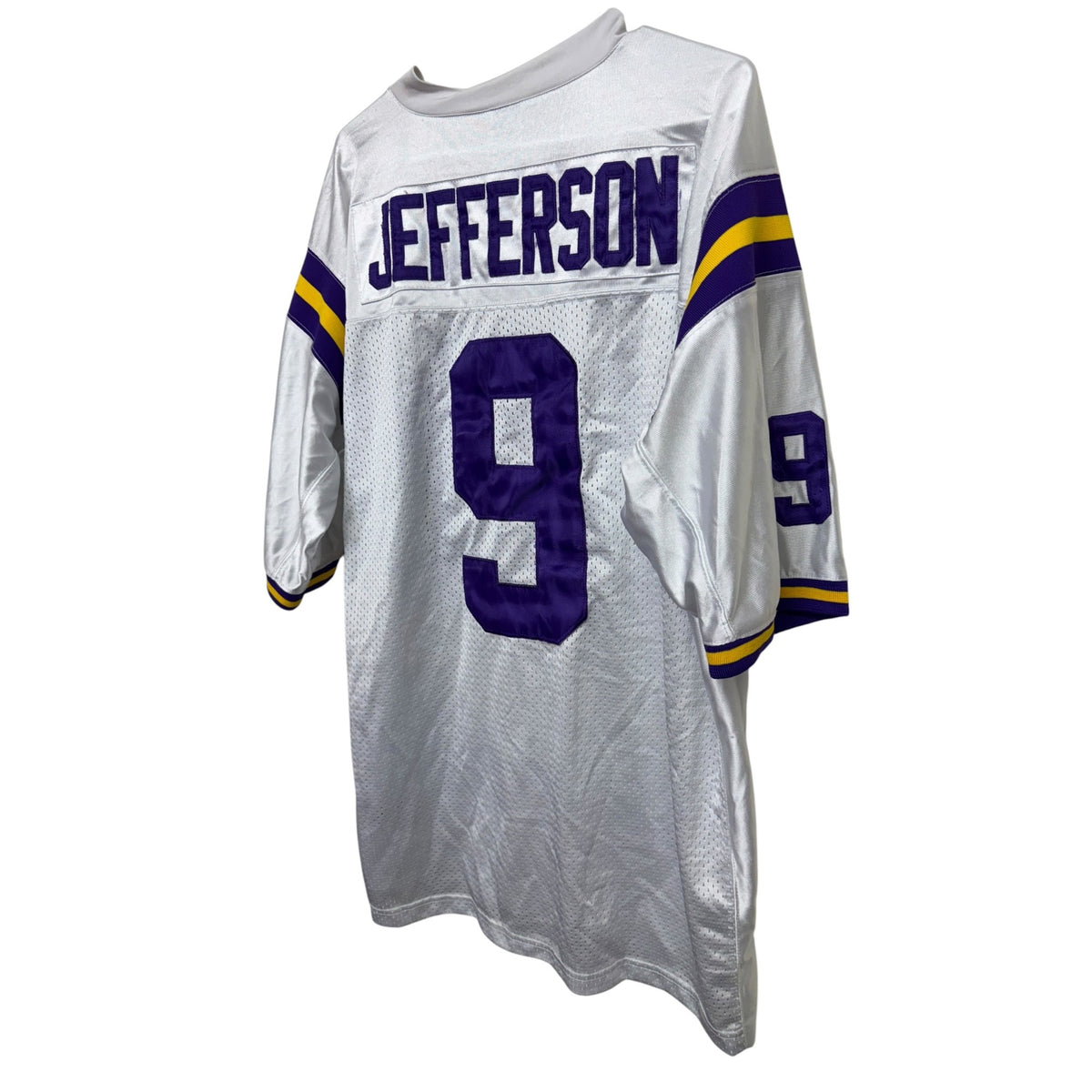 Nike LSU Tigers #9 Jefferson Jersey XXL White Purple Football Team Edition