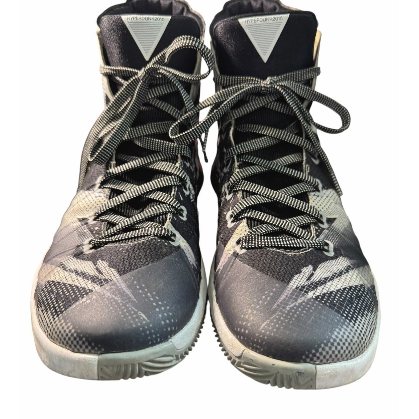 Nike Hyperdunk 2015 High-Top Basketball Shoes Black/White Size 10.5