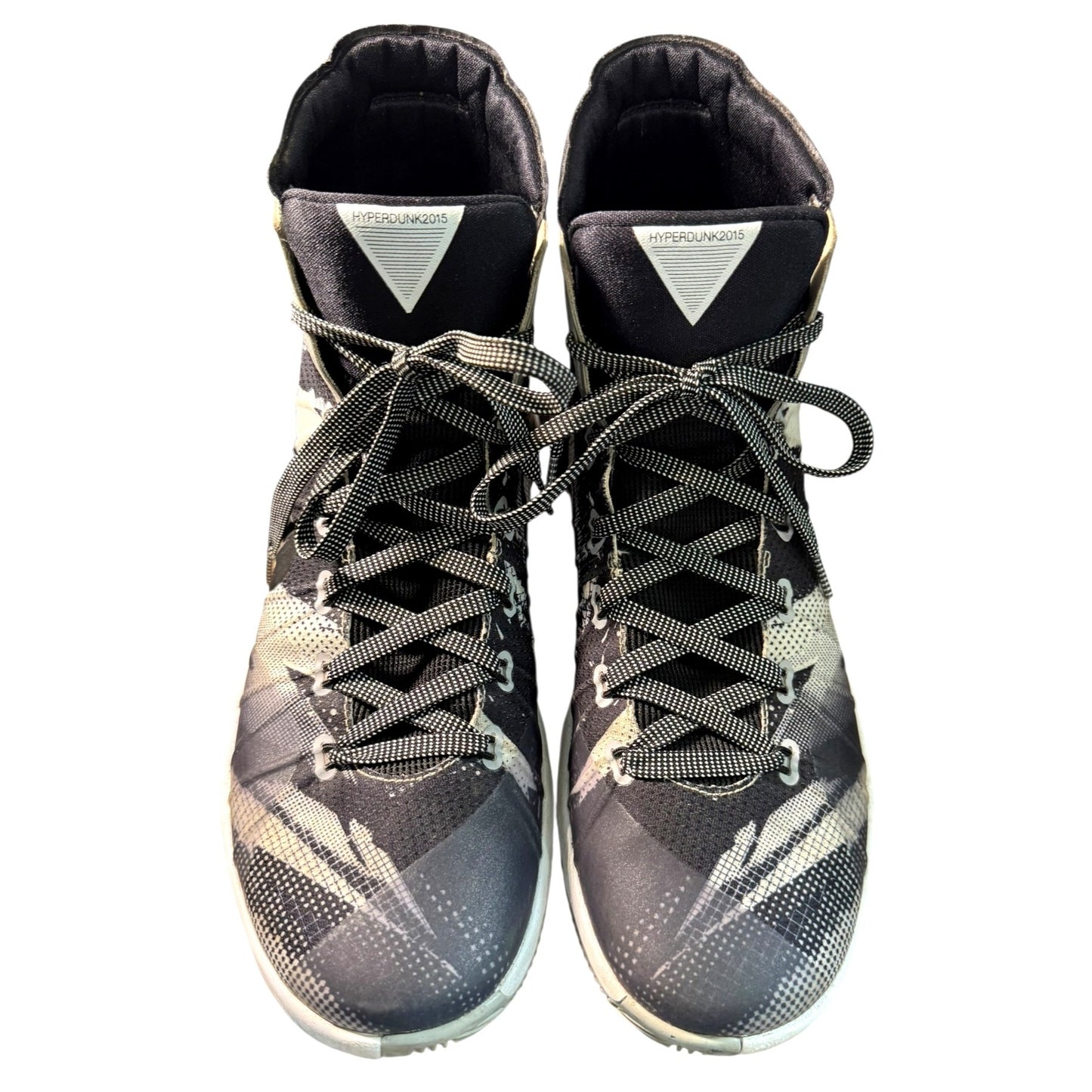 Nike Hyperdunk 2015 High-Top Basketball Shoes Black/White Size 10.5