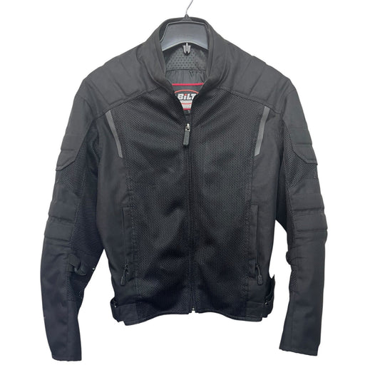 Bilt SZ S Black Mesh Armored Motorcycle Jacket Adjustable Fit Reflective Accents