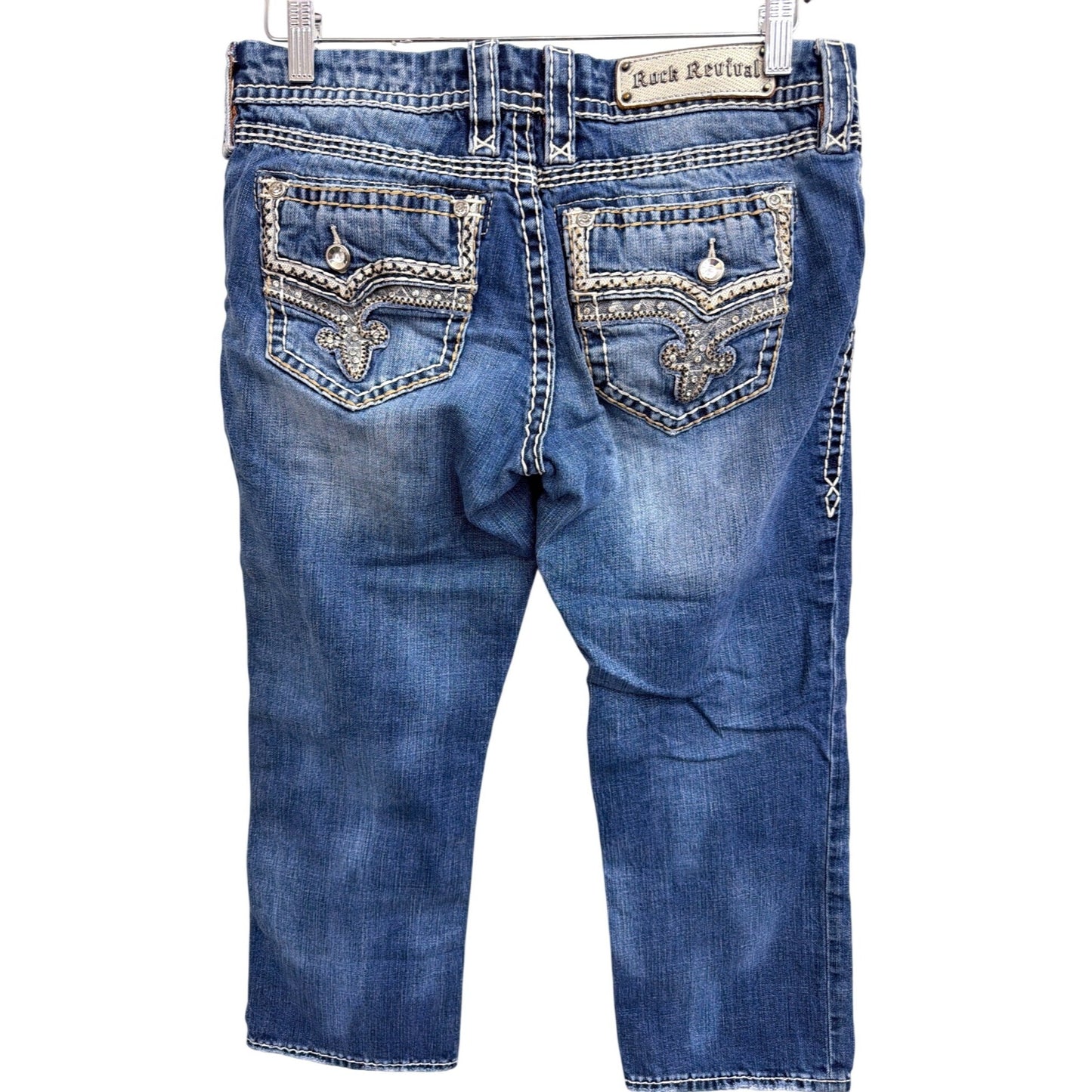 Rock Revival Women’s Junia Sz 30 Easy Capri