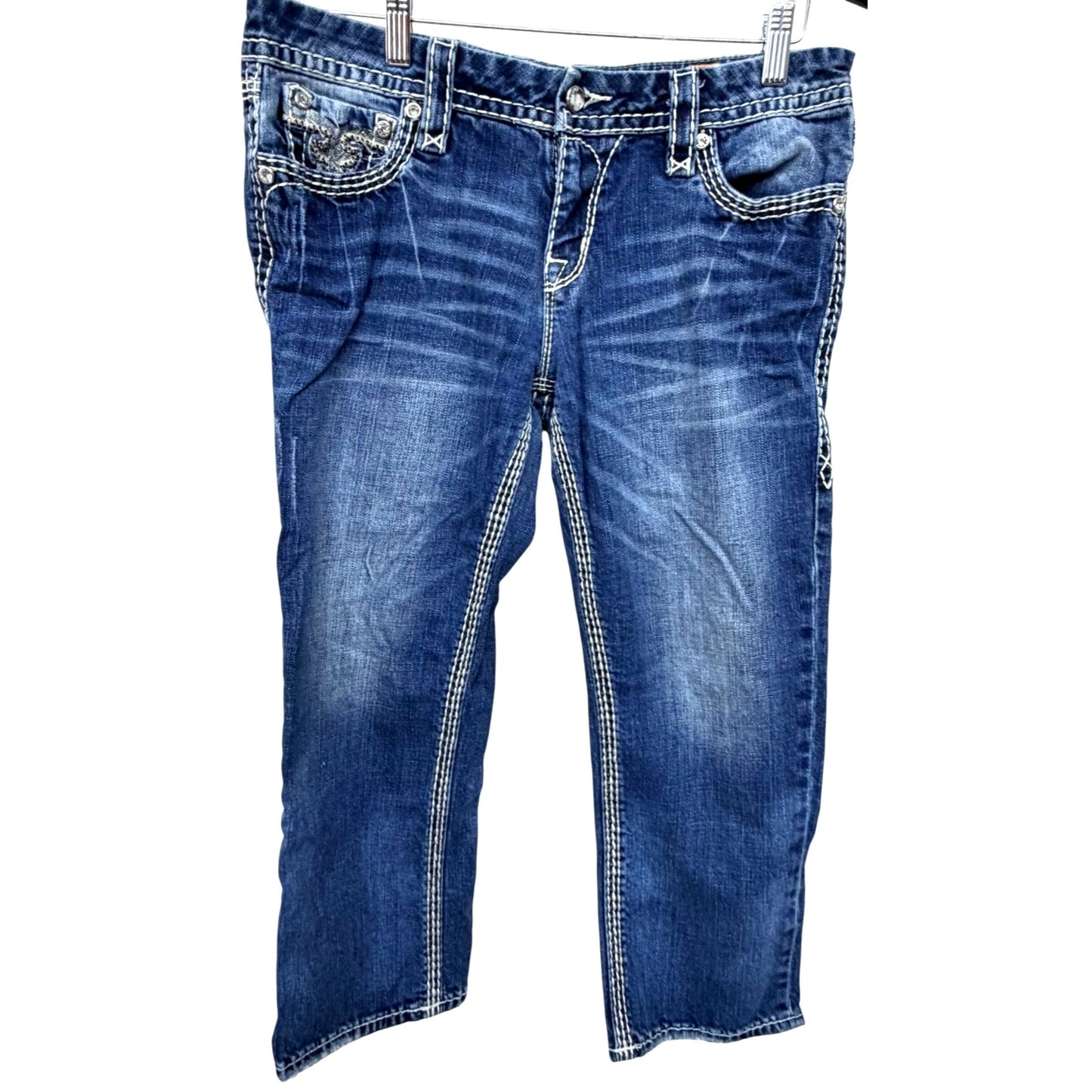 Rock Revival Women’s Junia Sz 30 Easy Capri