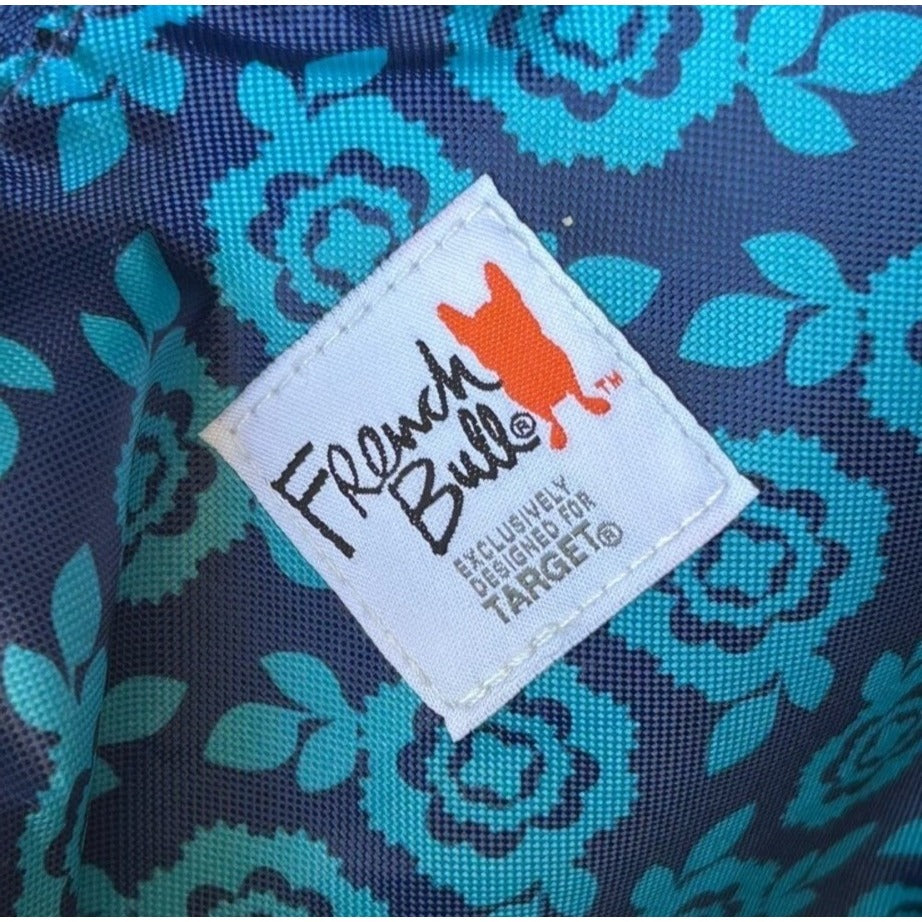 French Bull Colorful Yoga Floral Canvas Tote Gym Bag