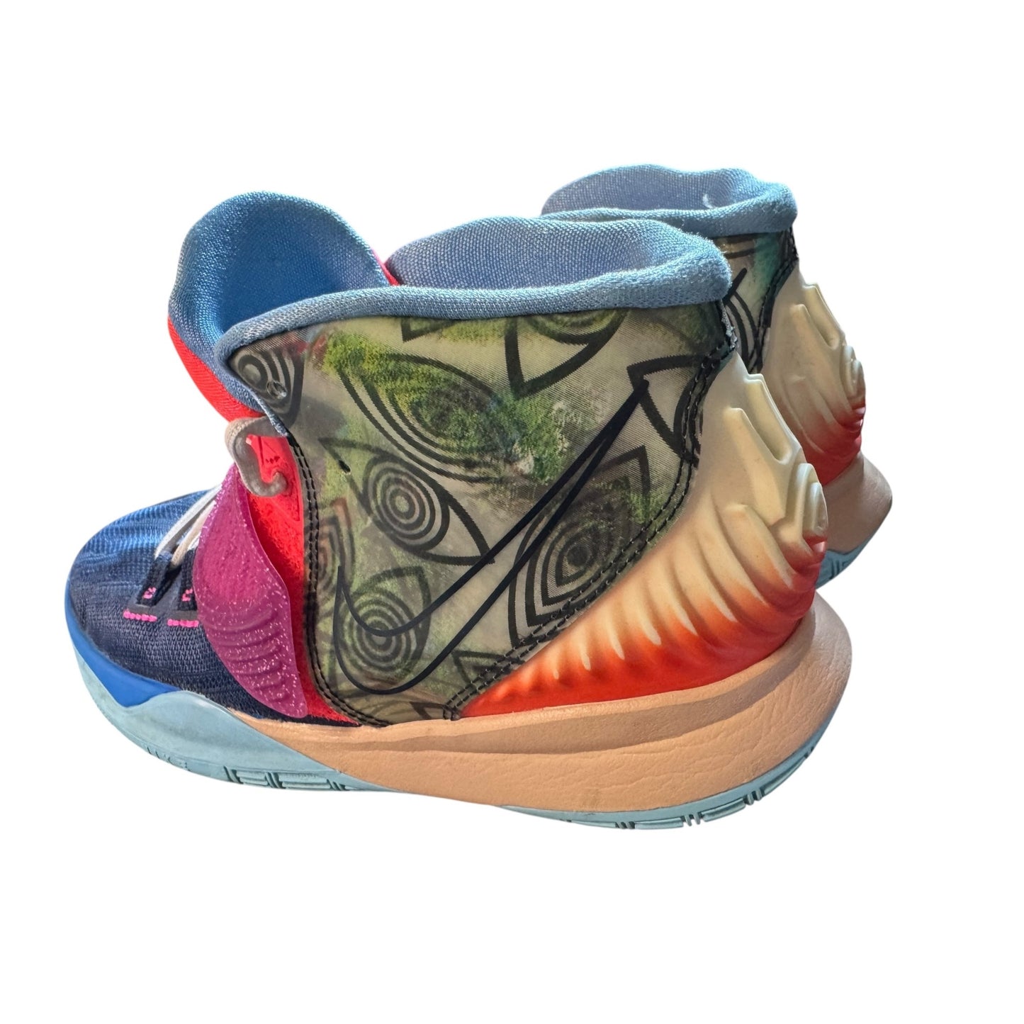 Nike Kyrie 6 Unite The World Basketball Shoes Multicolor Boys Size 4Y