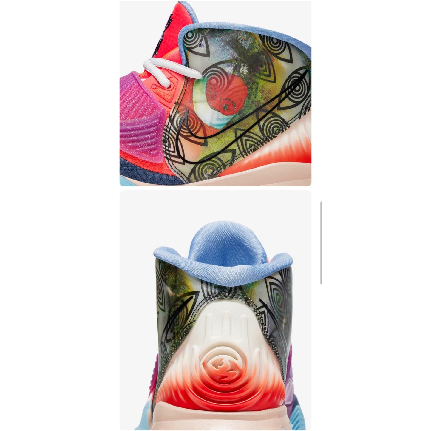Nike Kyrie 6 Unite The World Basketball Shoes Multicolor Boys Size 4Y