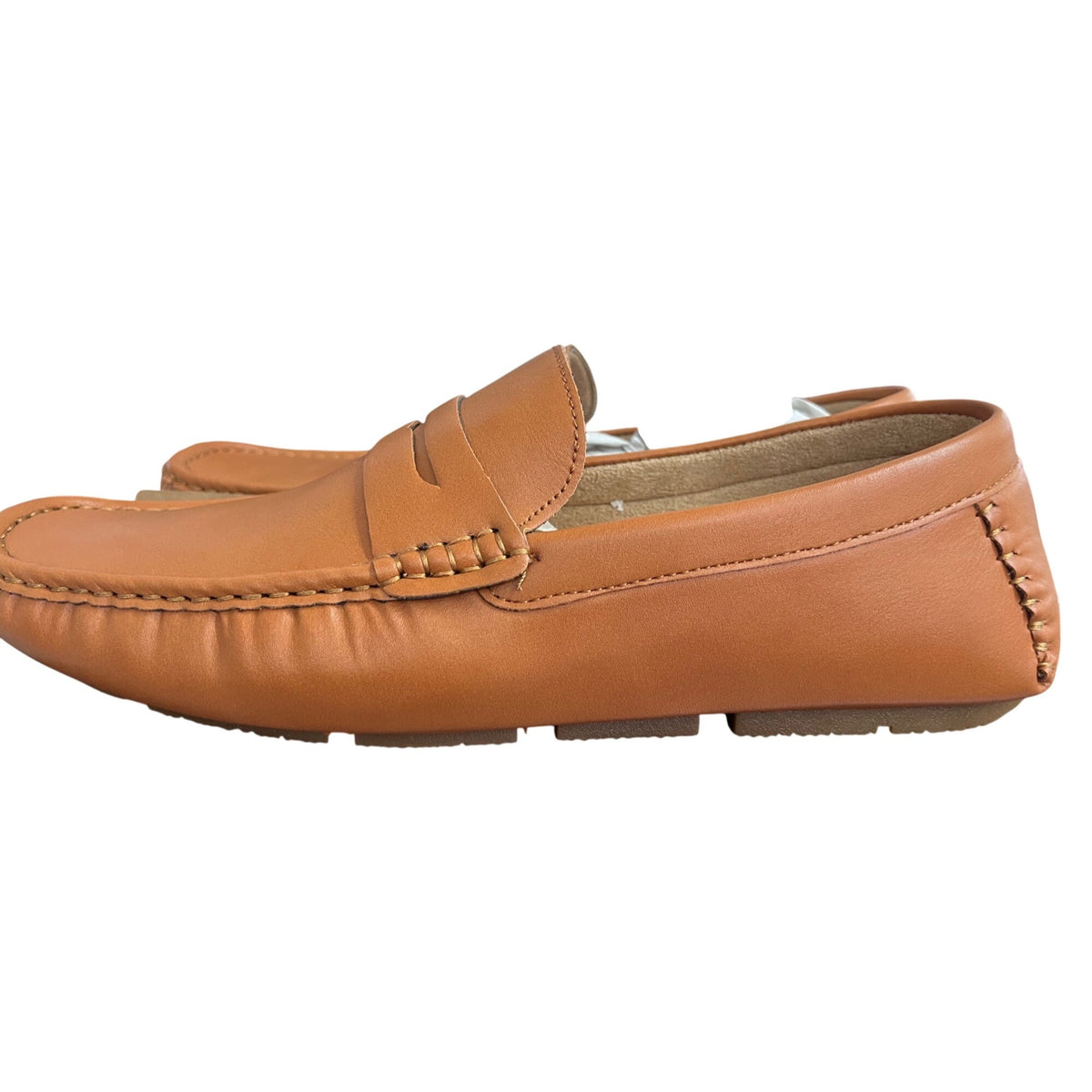 Jonsen Men's Tan Leather Loafers Size 11.5 NWB