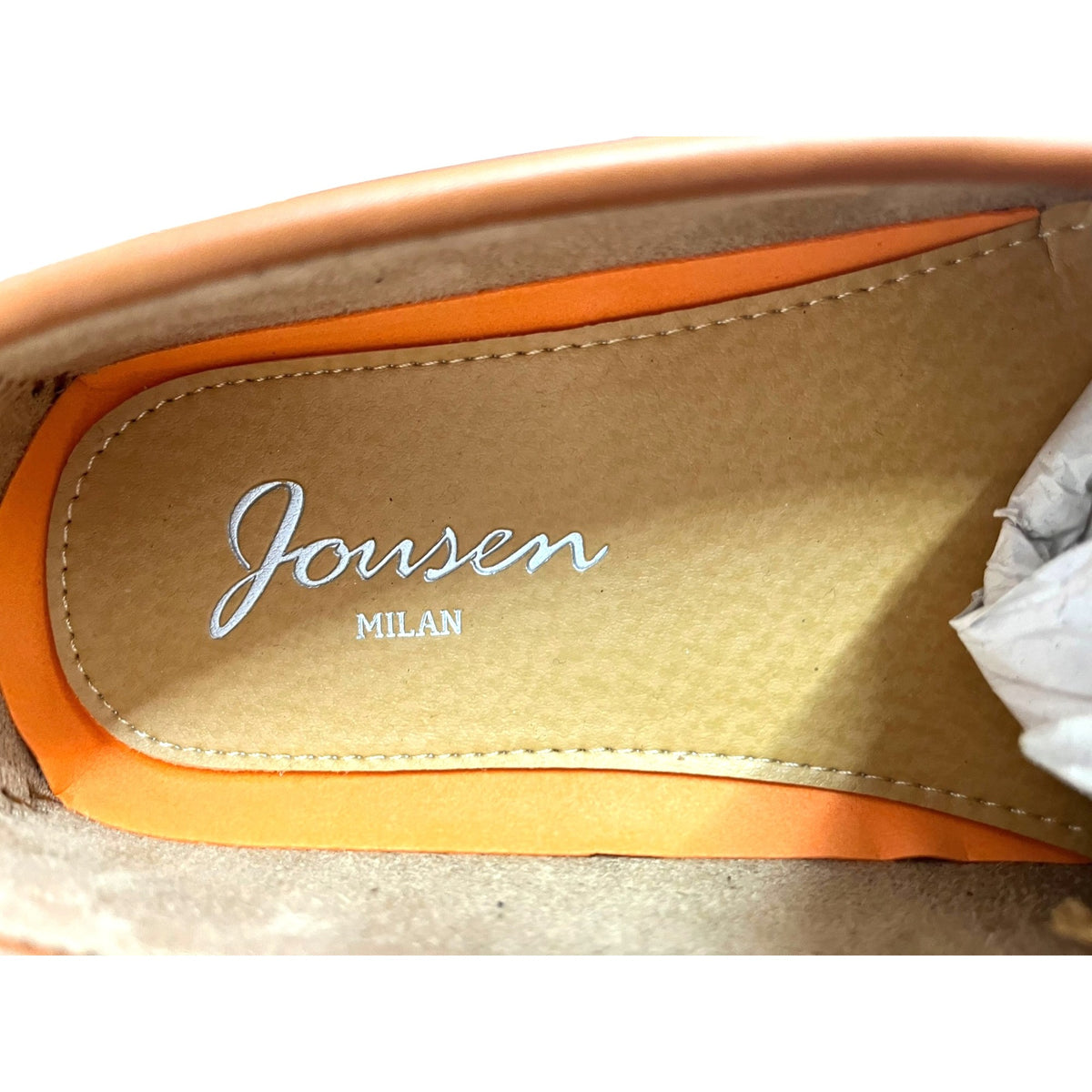 Jonsen Men's Tan Leather Loafers Size 11.5 NWB