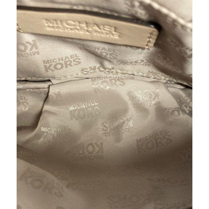 Michael Kors Brown Jet Set Crossbody Bag With Flap Closure