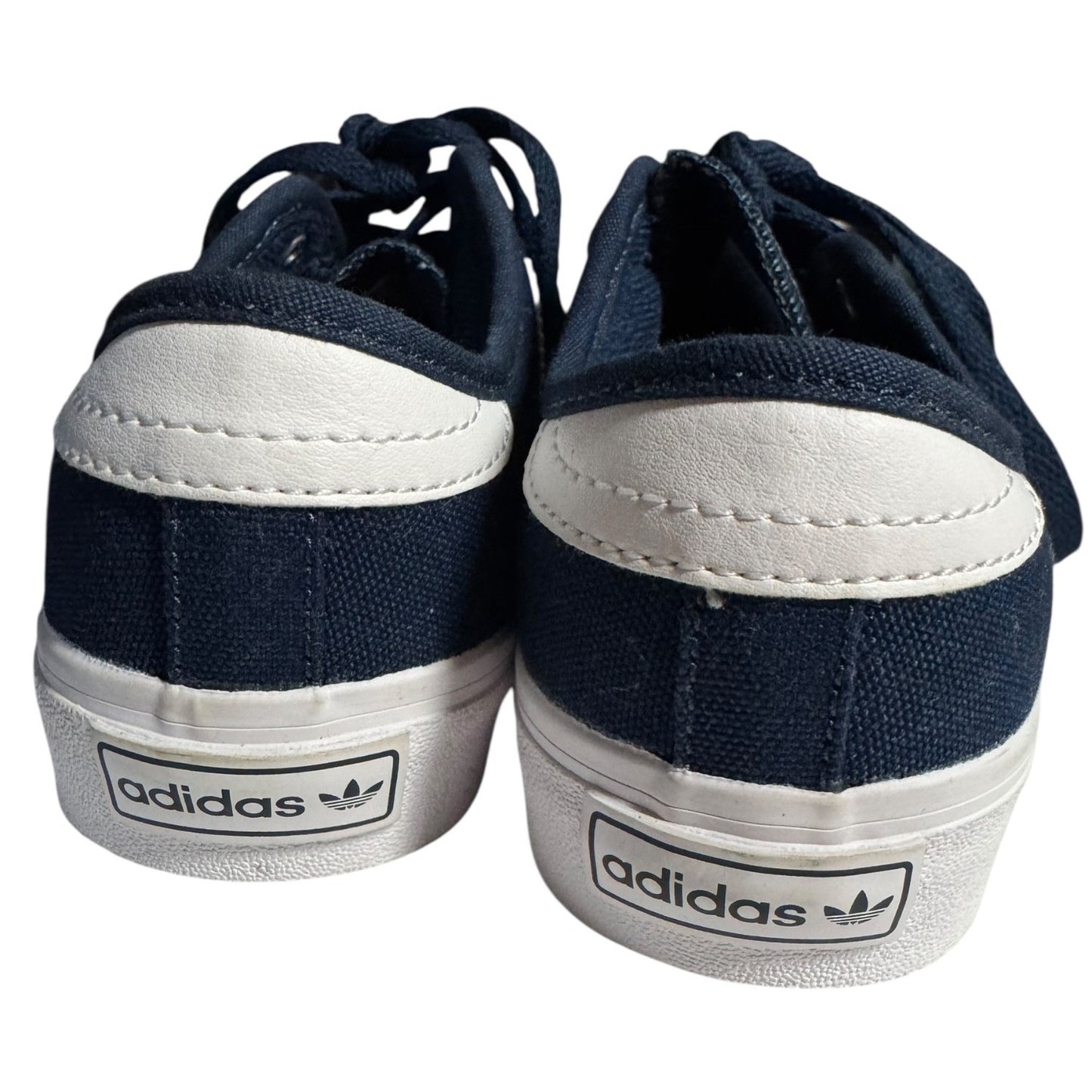 Adidas Navy/White Canvas Low-Top Sneakers Children Size 12K