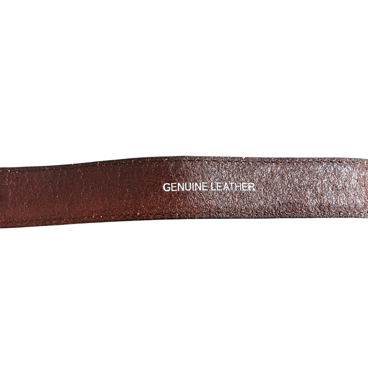 Texas Longhorn Leather Belt Size M 26-28