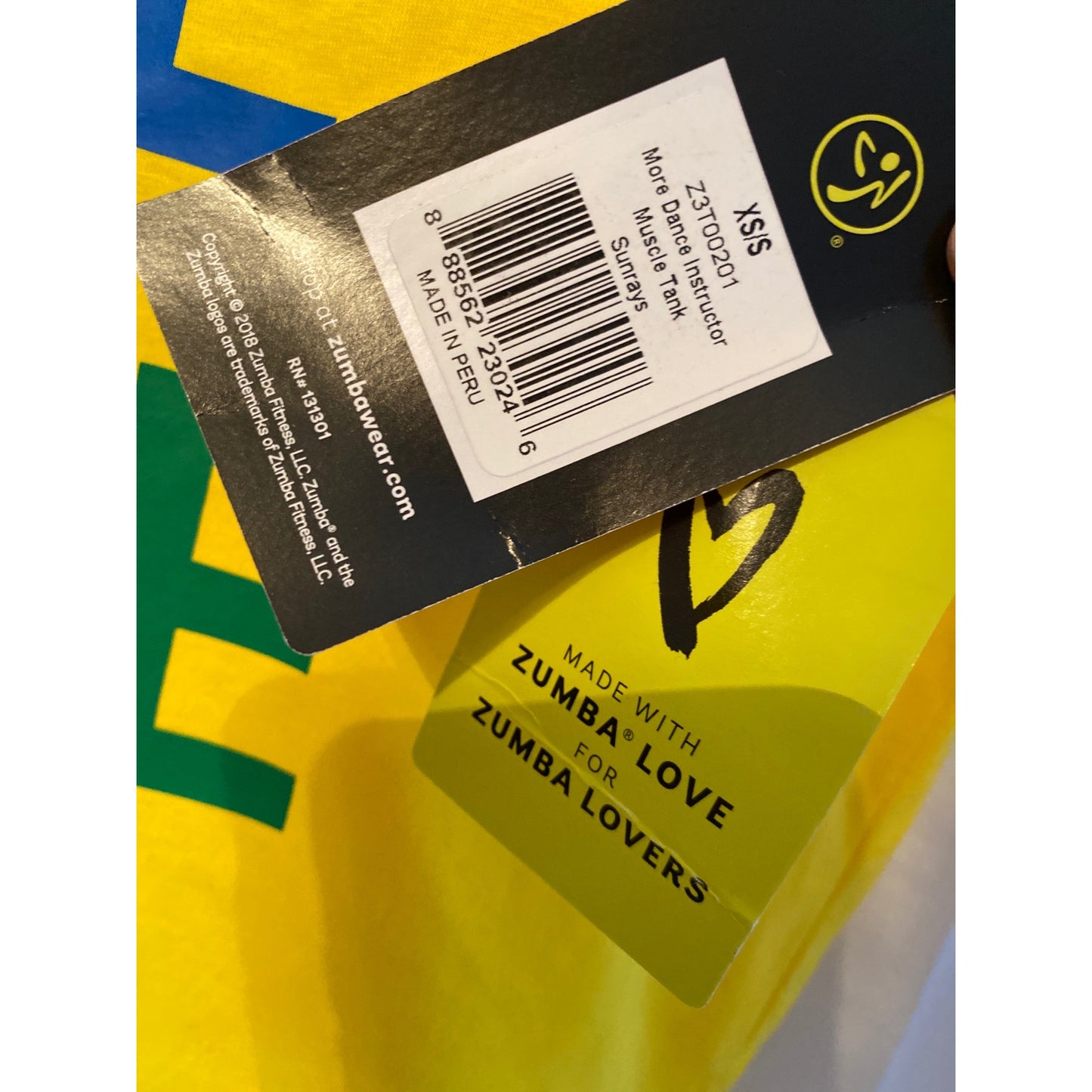 NWT XS Zumba Instructor shirt