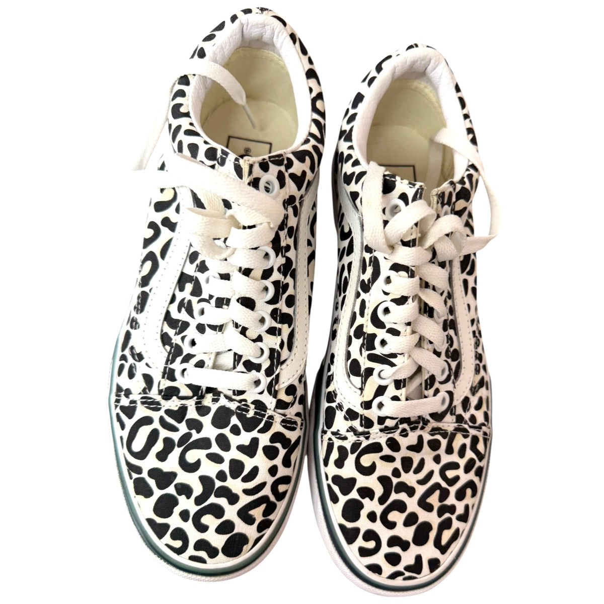 Vans Old Skool Stacked UV Ink Leopard Print Sneakers Women's SZ 8.5