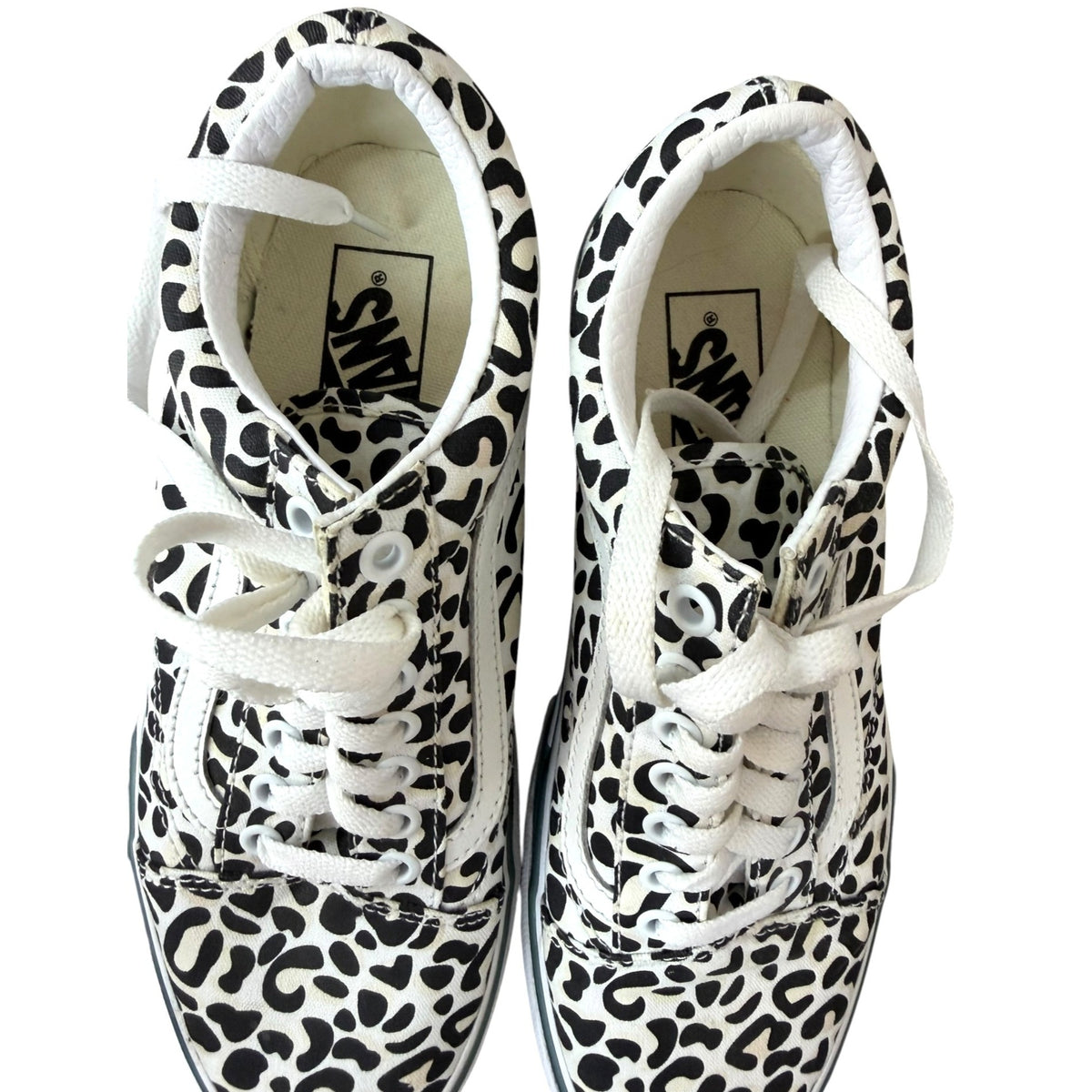 Vans Old Skool Stacked UV Ink Leopard Print Sneakers Women's SZ 8.5