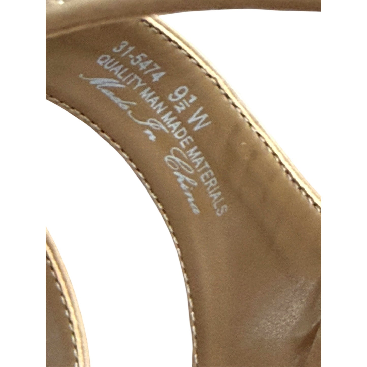 Easy Street Tan Pointed Toe Heels Women's SZ 9.5W