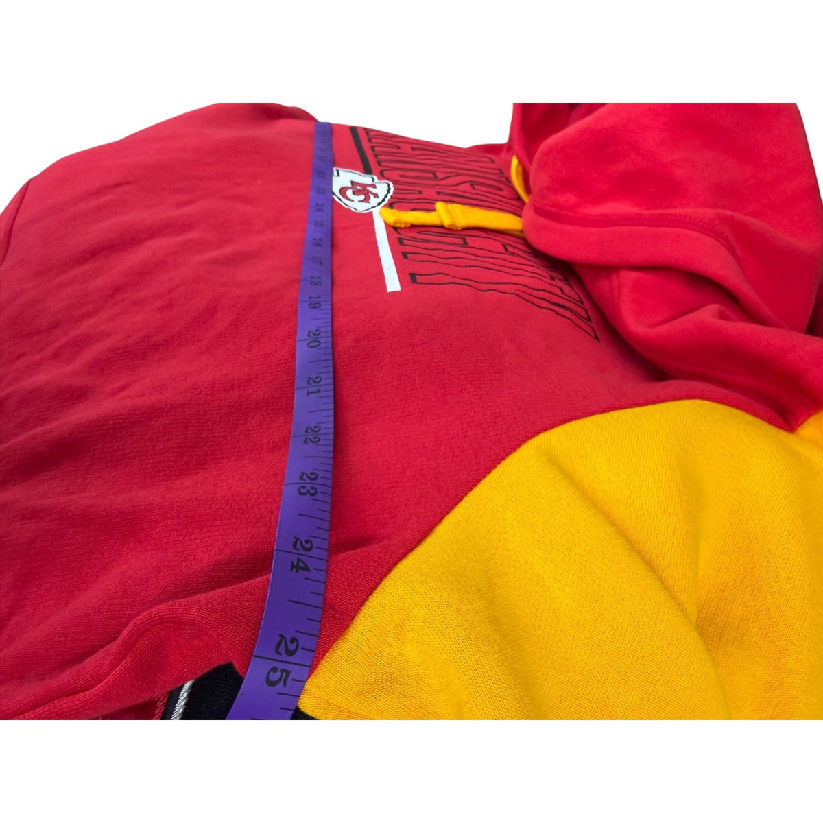 Kansas City Chiefs Logo Athletic NFL Team Hoodie Size XL NWT