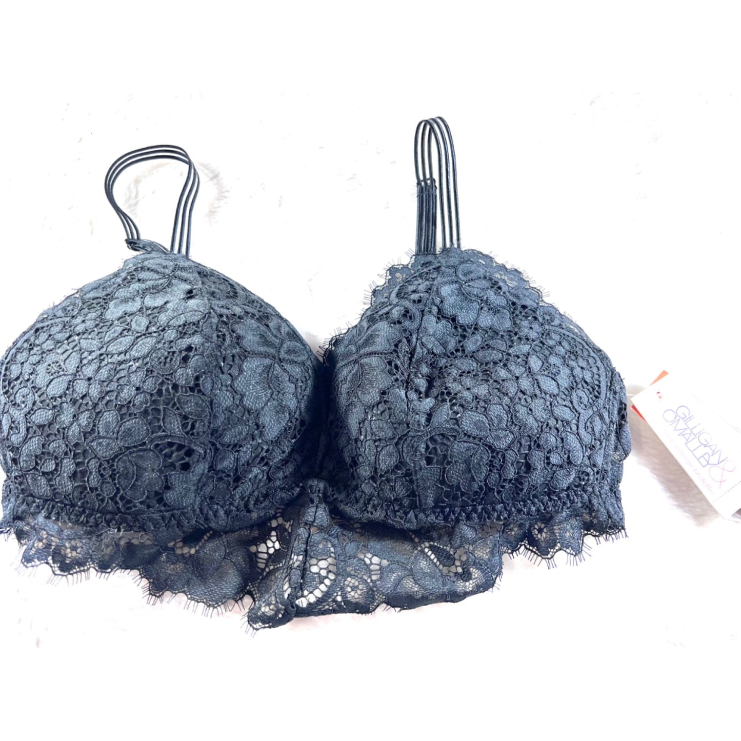 Black SZ Small Gilligan and O'Malley Bralette NWT