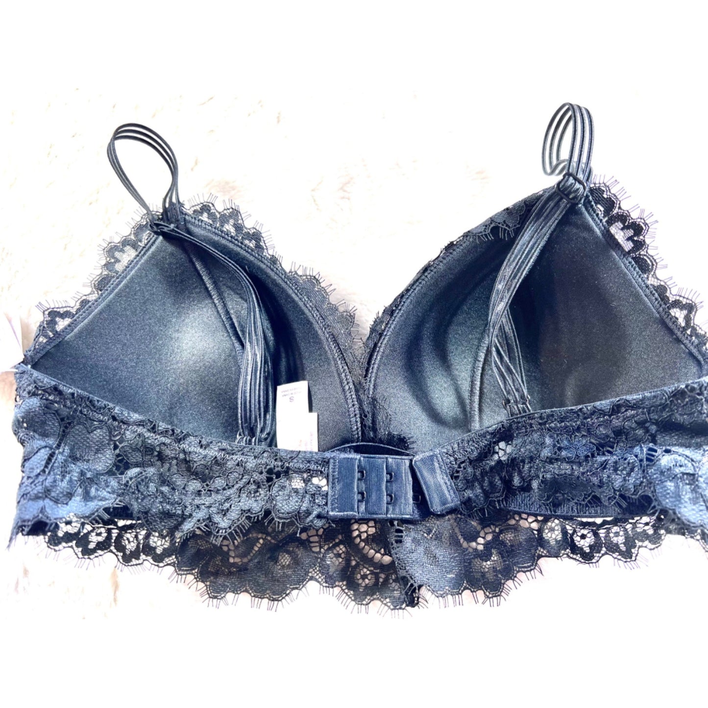 Black SZ Small Gilligan and O'Malley Bralette NWT