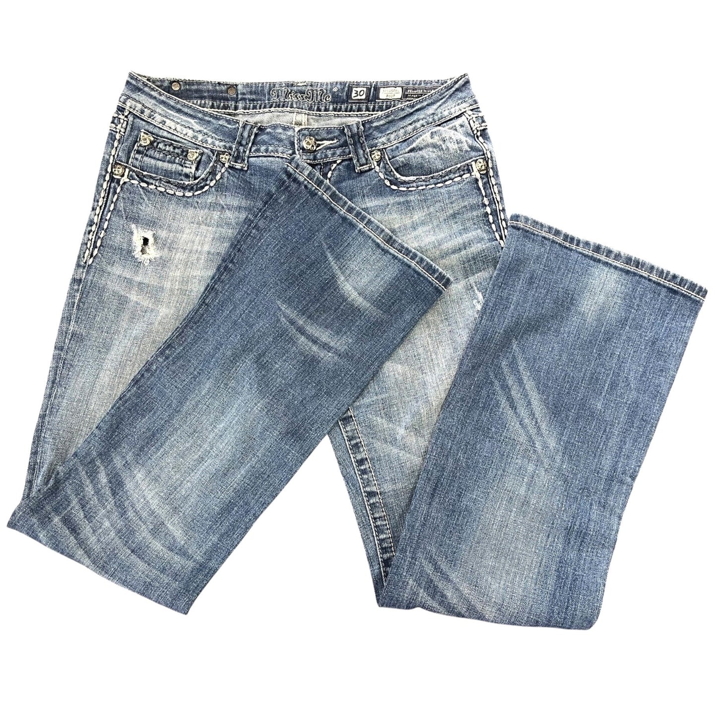 Miss Me 30 JP5159BL Boot inseam 30.5
