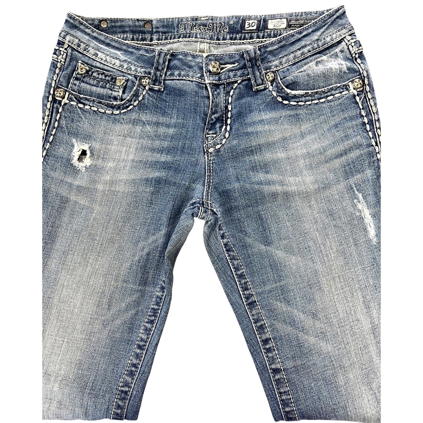 Miss Me 30 JP5159BL Boot inseam 30.5