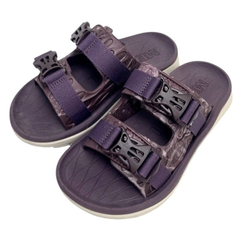 Merrell Sz 7 Purple Hut Ultra Wrap Slide Sandals