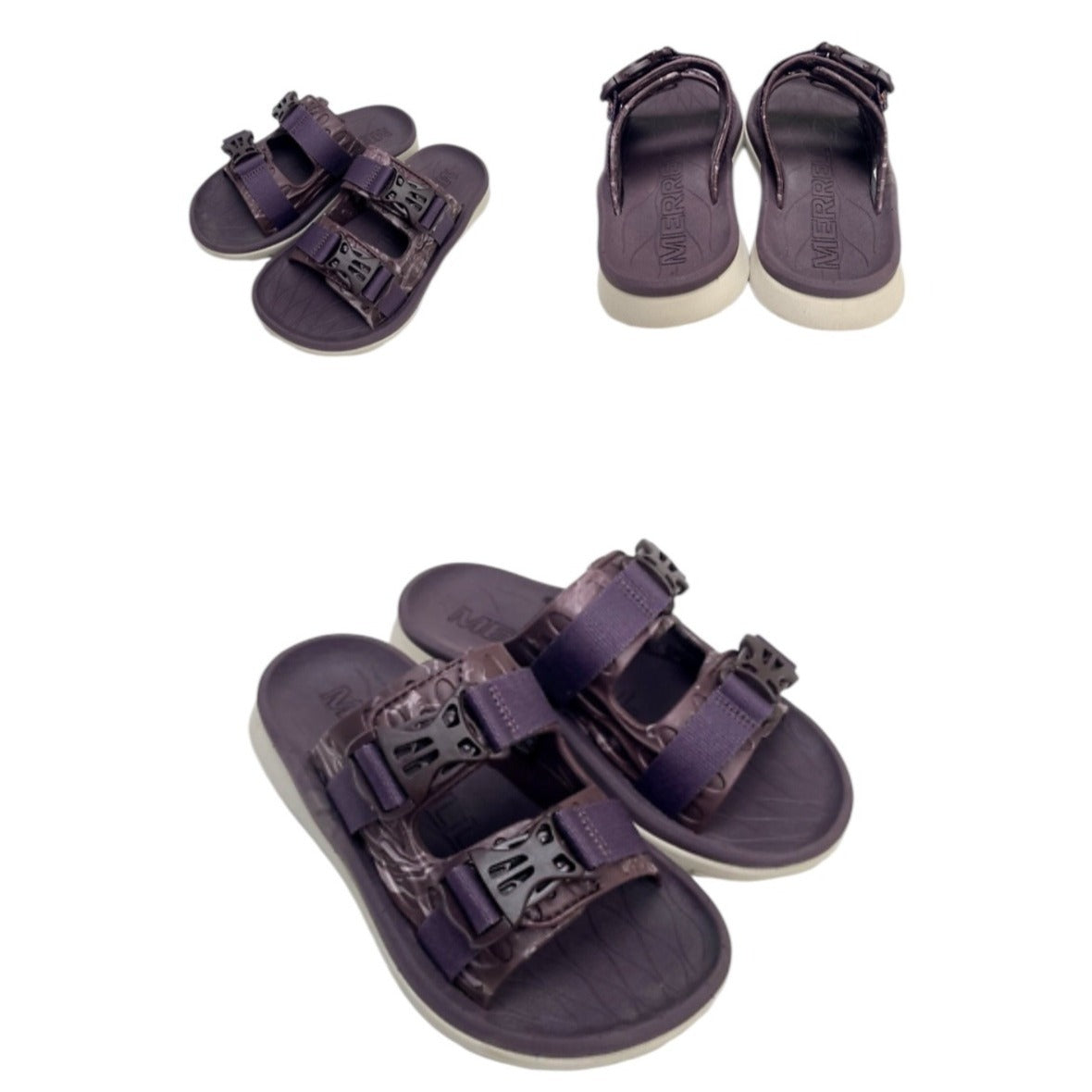 Merrell Sz 7 Purple Hut Ultra Wrap Slide Sandals