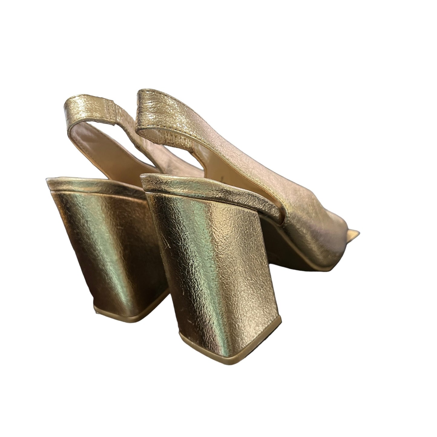 A New Day Gold Heels Women's Size 6.5