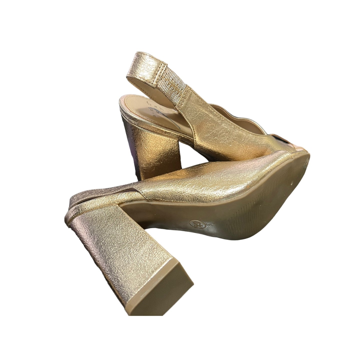 A New Day Gold Heels Women's Size 6.5